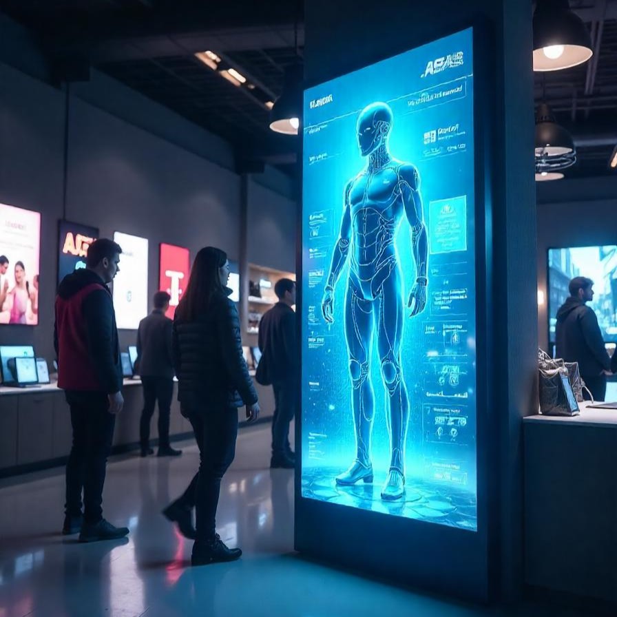 ???? AI Avatars as Virtual Sales Assistants<br />
 Imagine walking into a store and being greeted by a lifelike AI assistant on an LED screen. It recognizes your preferences, suggests products, and even answers your queries – all in real time. These intelligent digital salespeople ensure personalized and consistent customer service 24/7.
